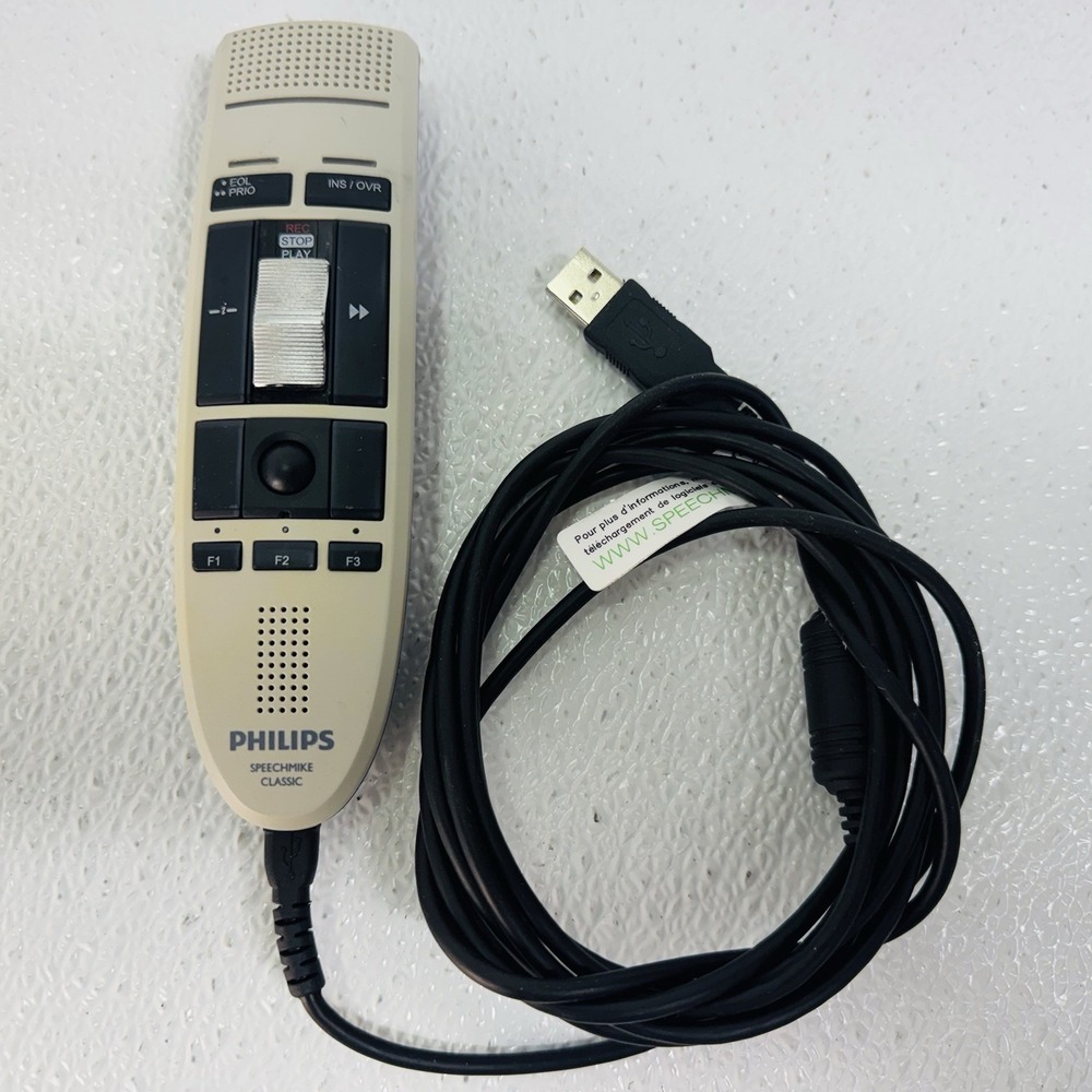 Philips LFH-3210/00 SpeechMike III Classic USB Handheld Microphone